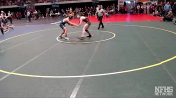 135 lbs Semifinal - Michael Roschi, Eagle River High School vs Brian Grabner, Student Wrestling Development Program