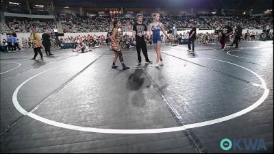 110 lbs Round Of 32 - Brailyn Schroeder, Standfast vs Aaliyah Arredondo, Clinton Youth Wrestling
