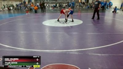 115 lbs Finals (8 Team) - Tyler DeVos, Canby vs Axel Valberg, Centennial