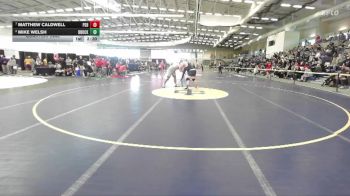 285 lbs Quarterfinal - Matthew Caldwell, Penn State Behrend vs Mike Welsh, Brockport