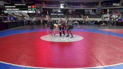 5A 126 lbs Quarterfinal - Indigo Daniels, Brewbaker Tech vs Karson Poe, Moody Hs