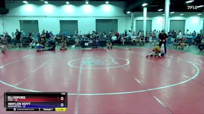 119 lbs Placement Matches (16 Team) - Eli Edfors, Iowa vs Waylon Hoyt, Washington