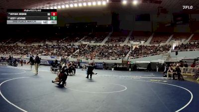 132-D1 3rd Place Match - Kiyah Jeske, Maricopa High School vs Izzy LeVine, Casteel High School