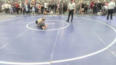 69 lbs Round Of 16 - Kirin Weiner, Sierra Sabers vs Zerrick Richter, Gold Rush Wrestling