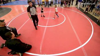 55 lbs Quarterfinal - Jacob Mccullar, Ft. Gibson Takedown Club vs Bryant Evans, Warrior Wrestling Club