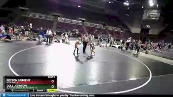 59 lbs Round 1 (10 Team) - Cole Johnson, Black Fox Wrestling Academy vs Peyton Sargent, NE Titans
