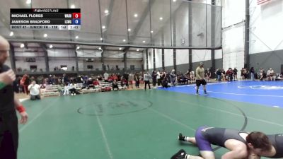 Junior FK - 138 lbs Champ. Round 2 - Michael Flores, Washington vs Jameson Bradford, Lake Stevens Wrestling Club