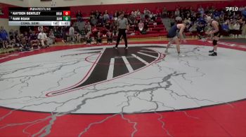 126 lbs Cons. Semi - Kayden Bentley, Wapsie Valley vs Sam Egan, Sumner-Fredericksburg