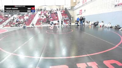 144 lbs Quarterfinal - Kelby Harvey, St. Maries Wrestling Club vs Wyatte Boyden, Mountain Man Wrestling Club