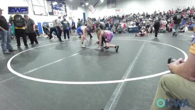 120 lbs Round Of 16 - Harley Nunez, Noble Takedown Club vs Brady Gilles, Harrah Little League Wrestling