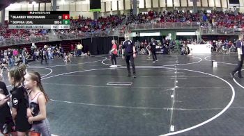57-58 lbs Quarterfinal - Blakely Beckmann, Crofton Bloomfield vs Sophia Leal, Beatrice Wrestling Club - Girls