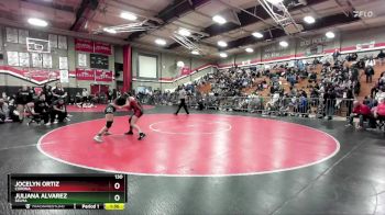 130 lbs Semifinal - Jocelyn Ortiz, Corona vs Juliana Alvarez, Selma