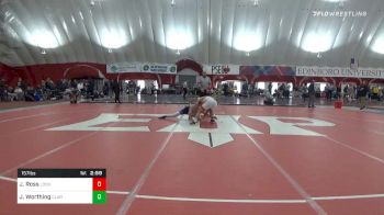 157 lbs Prelims - Jonathan Ross, Lock Haven vs John Worthing, Clarion