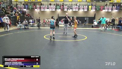 74 lbs Cons. Round 2 - Rylan Fredrickson, The Best Wrestler vs Gibson Engelkes, Ironhawk Wrestling Academy