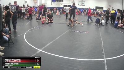 60 lbs Semifinal - RyLee France, Unaffiliated vs Ayden Williams, KC Elite Training Center