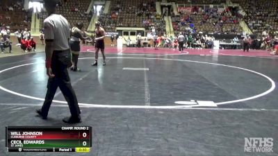 1A-4A 215 Champ. Round 2 - Cecil Edwards, St James vs Will Johnson, Cleburne County