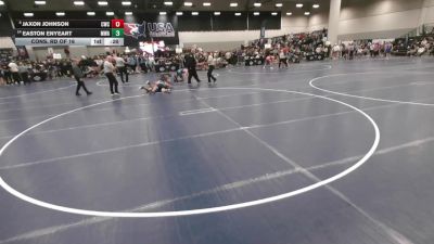 132 lbs Cons. Rd Of 16 - Jaxon Johnson, Cardinal Wrestling Club vs Easton Enyeart, Moen Wrestling Academy