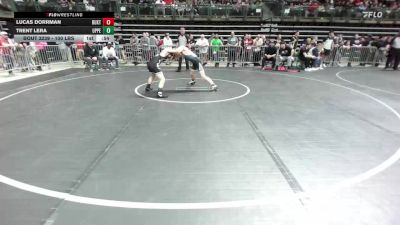 100 lbs Quarterfinal - Lucas Dorrman, Buxton (NJ) vs Trent Lera, Upper Township