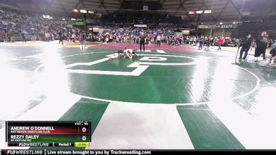 70 lbs Semifinal - Andrew O`Donnell, Mat Demon Wrestling Club vs Rezzy Daley, UP Outlaw WC