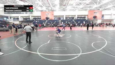 133 lbs 3rd Place Match - Jake Strianese, Williams College vs Matthew Carrozza, Trinity (CT)