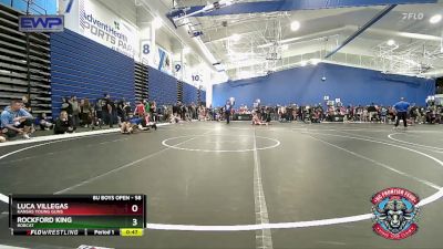 58 lbs Quarterfinal - Luca Villegas, Kansas Young Guns vs Rockford King, Bobcat