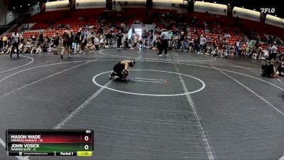 60 lbs Round 5 (8 Team) - Mason Wade, Meridian Maniacs vs John Vosick, Warner Elite