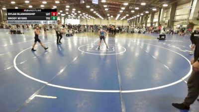 76 lbs Round 2 (10:45am Saturday) - Dylan Blankenship, VA. Patriots vs Brody Myers, PA Silver