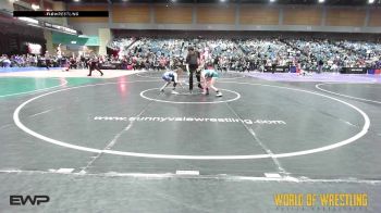 84 lbs 5th Place - Khloe Morrow, Mat Demon Wrestling Club vs Kensie White, Cloverdale