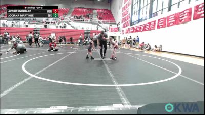 40 lbs Rr Rnd 3 - Averie Barnard, ARDMORE TAKEDOWN CLUB vs Jociana Martinez, Tuttle Wrestling Club