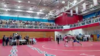 182 lbs Champ. Round 1 - Joshua Hubbard, Highland vs Matt McCrum, Plymouth