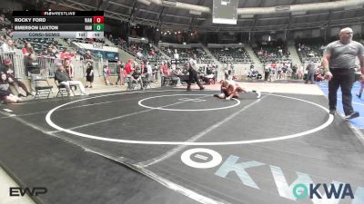 120 lbs Consolation - Rocky Ford, Vian Wrestling Club vs Emerson Luxton, Raw Wrestling Club