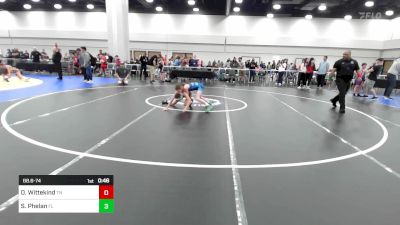 68.6-74 Rr Rnd 1 - Daniel Wittekind, Tn vs Savannah Phelan, Fl