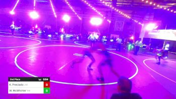 116 lbs 2nd Place - Kash Preciado, Live Training vs William McWhirter, The Royal