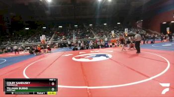3A-132 lbs Cons. Round 3 - Colby Sandusky, Torrington vs Tillman Burns, Worland