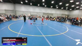 112 lbs Placement Matches (16 Team) - Marjorie McDaniel, Washington vs Cassandra Witte, South Dakota Blue