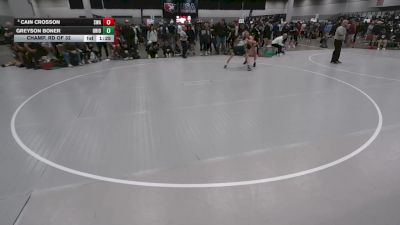 113 lbs Champ. Rd Of 32 - Greyson Boner, Ohio vs Cain Crosson, Sebolt Wrestling Academy