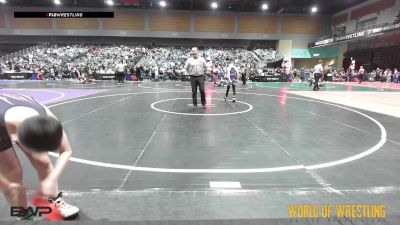 80 lbs Round Of 32 - Landon Wilbur, Predator Wrestling vs Domanik Cosce, McKinleyville Panthers