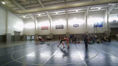 98-105 lbs Round 2 - Faith Young, Champions Wrestling Club vs Alexa Fager, Charger Wrestling Club