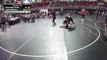 138 lbs Semifinal - Aspen Kreifels, Nebraska City Wrestling Club - Girls vs MacKenzie Vetter, Norfolk Jr Wrestling