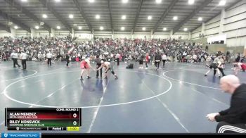 190 lbs Cons. Round 2 - Riley Honsvick, Champions Wrestling Club vs Alan Mendez, Delta Wrestling Club