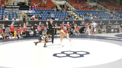 105 lbs Champ. Rd Of 64 - Hailey Estrada, Kansas vs Brianna Palmer, North Carolina