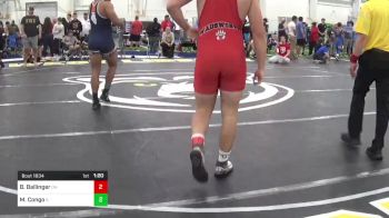 200-C lbs Quarterfinal - Boden Ballinger, OH vs Malachi Congo, IL