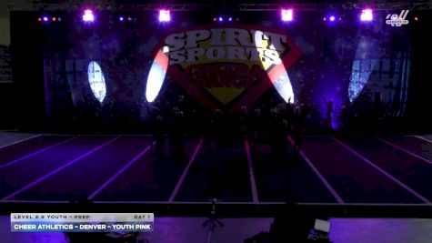 Cheer Athletics - Denver - Youth Pink [2026 L2.2 Youth - PREP Day 1] 2026 Spirit Sports Colorado Springs Nationals