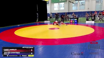 65kg 3rd Place Match - Casey Harkley, Guelph WC vs Dmytro Dymytrov, Dinos WC