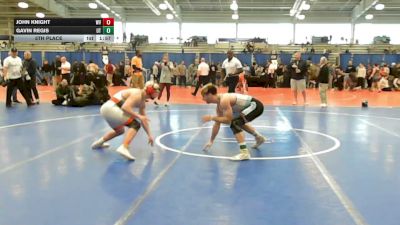 160 lbs 5th Place - John Knight, WV vs Gavin Regis, UT