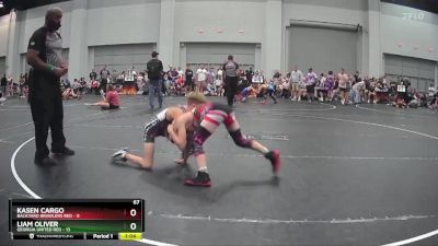 67 lbs Finals (2 Team) - Liam Oliver, Georgia United Red vs Kasen Cargo, Backyard Brawlers Red