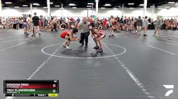 68 lbs Round 1 (4 Team) - Donovan Peno, FL Scorpions vs Troy Plankerhorn, Warhawks