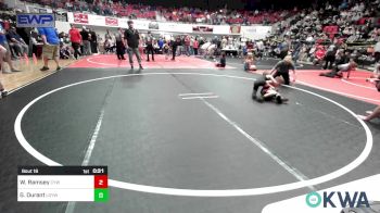 Quarterfinal - Atlas Sayre, Owasso Takedown Club vs Braxton Lemmons, Barnsdall Youth Wrestling