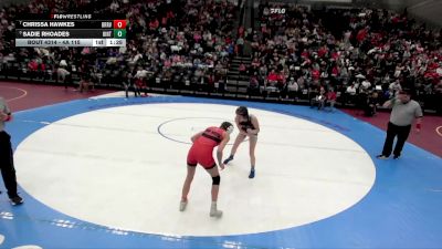 4A 115 lbs Semifinal - Sadie Rhoades, Uintah vs Chrissa Hawkes, Bear River