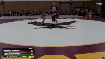 88 lbs Placement (4 Team) - Zachary Huebner, MAHACA vs Lillianne Henning, Hutchinson